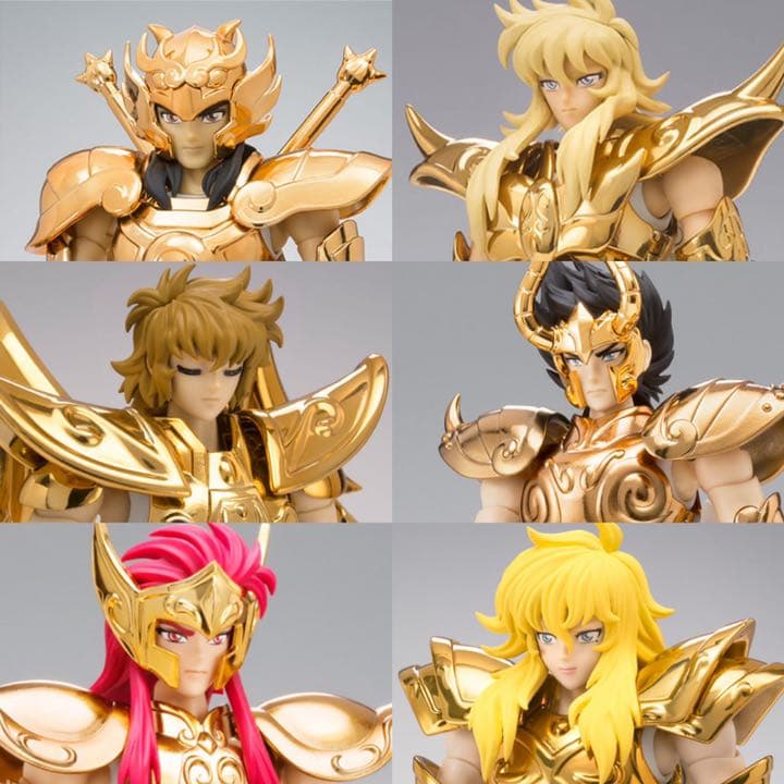 聖闘士聖衣神話EX 黄金聖闘士OCEバージョン 6体セット