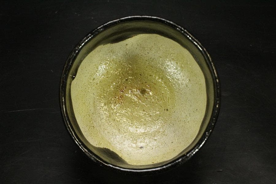 茶道具 楽入造 黒楽 抹茶茶碗 共箱 未使用(メ1365)