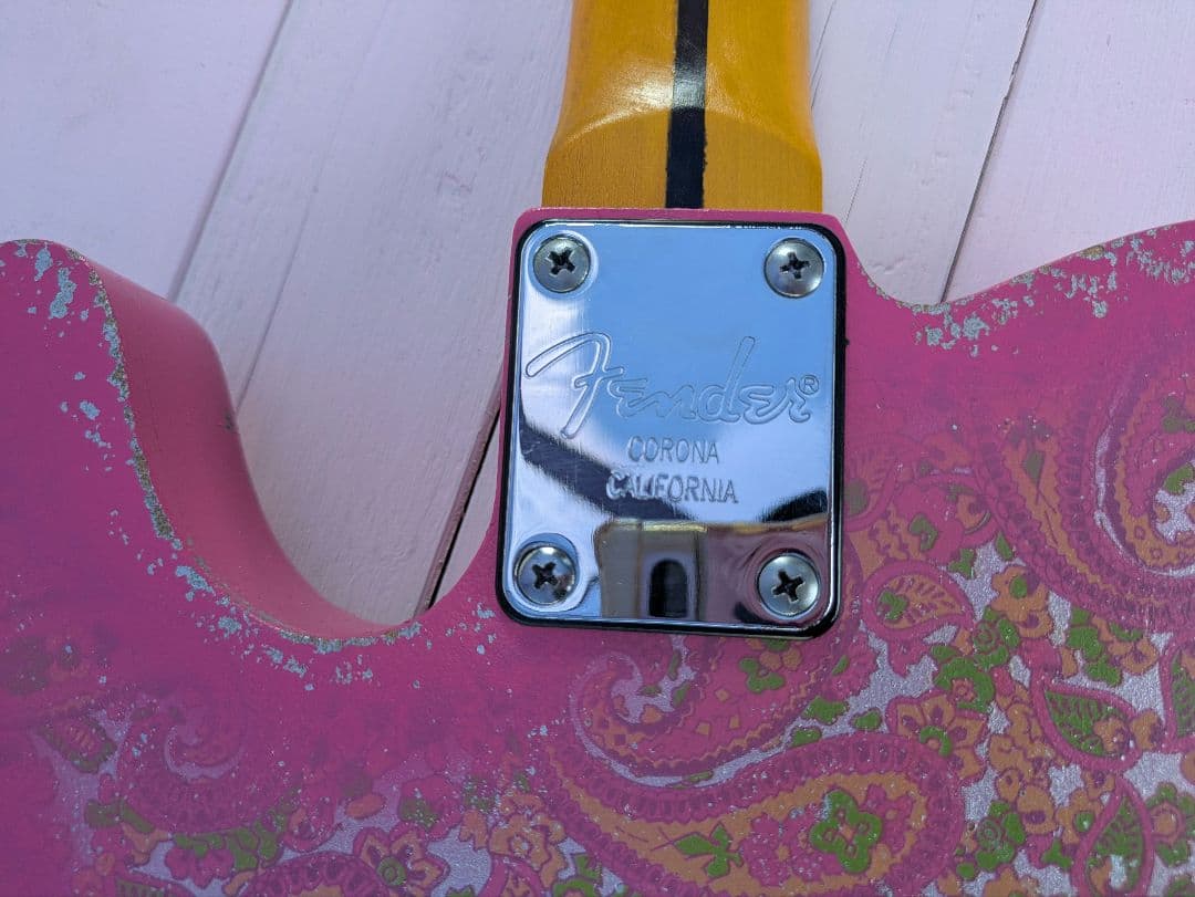 ピンクペイズリーレリック仕様　シンラインP90テレキャスター