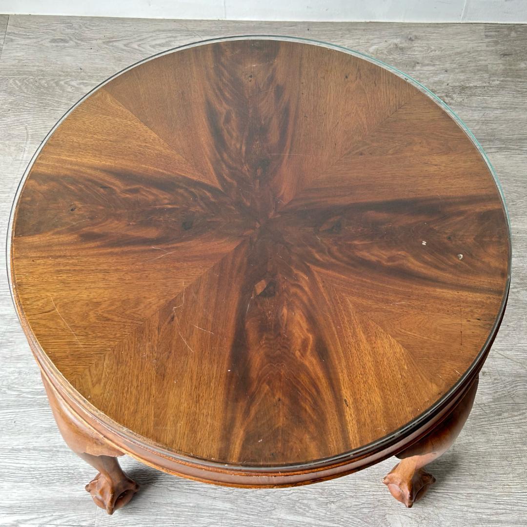 【最終値下げ】アンティーク 家具 ガラストップ コーヒーテーブル 英国 194A