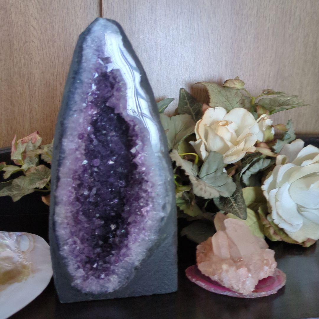 アメジスト結晶 インテリア装飾