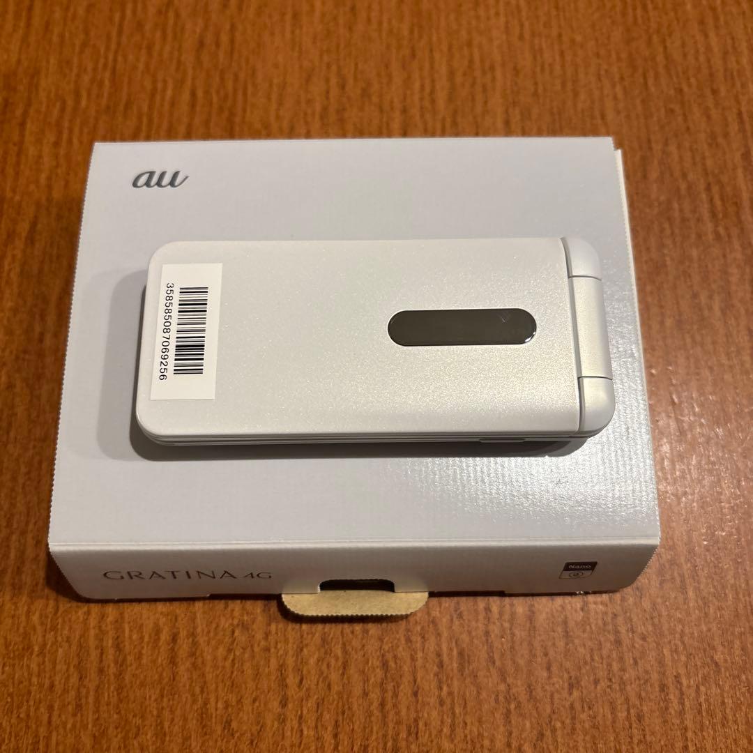 新品未使用 SIMフリー au GRATINA 4G KYF31 ホワイト