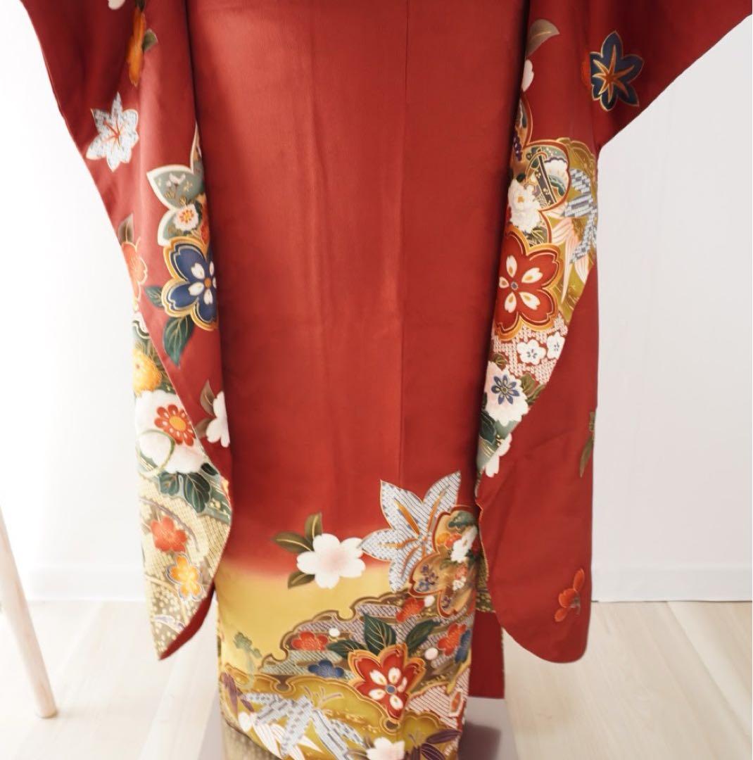 振袖フルセット 980F 5点セット　正絹 すべて正絹