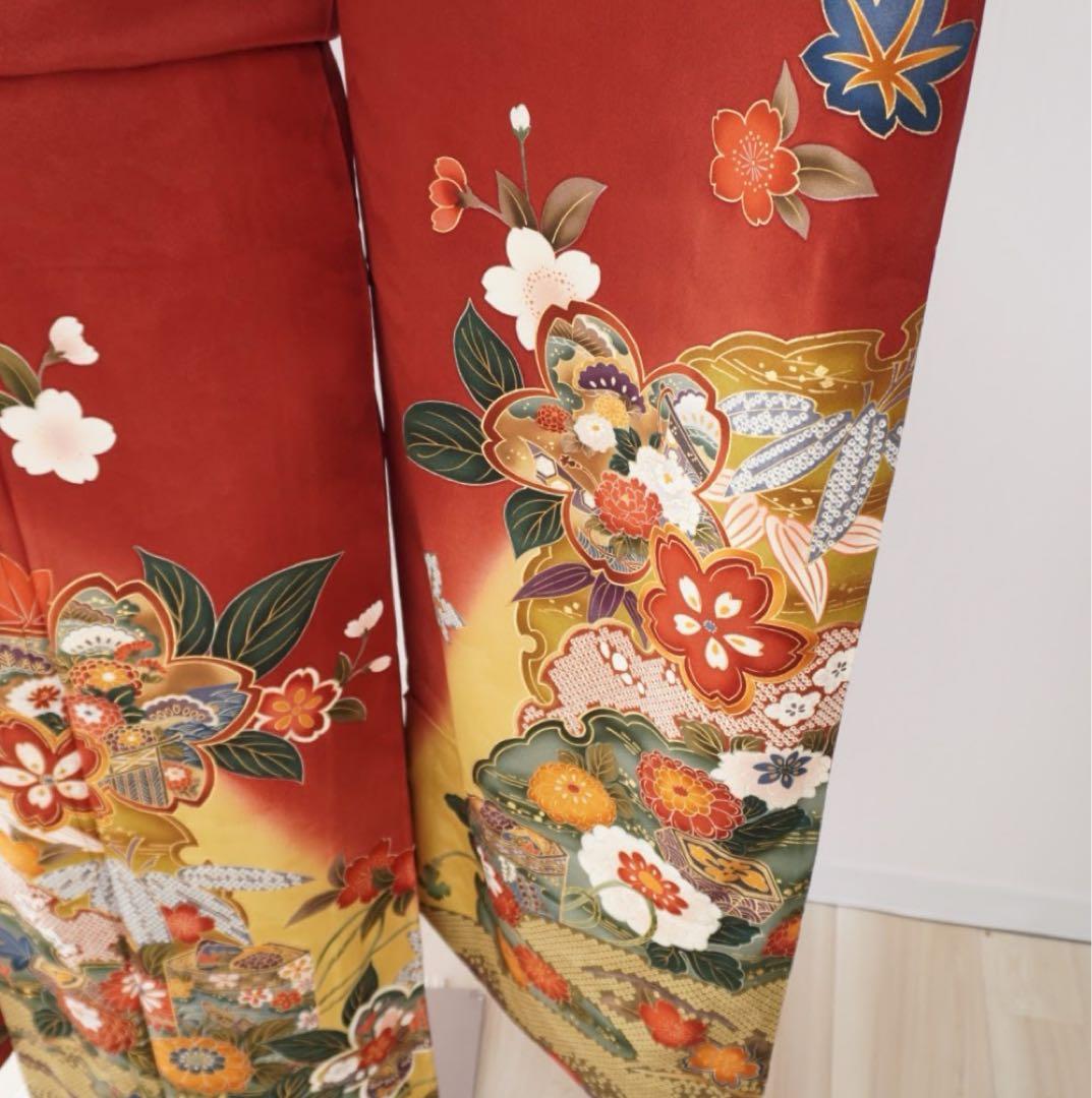 振袖フルセット 980F 5点セット　正絹 すべて正絹