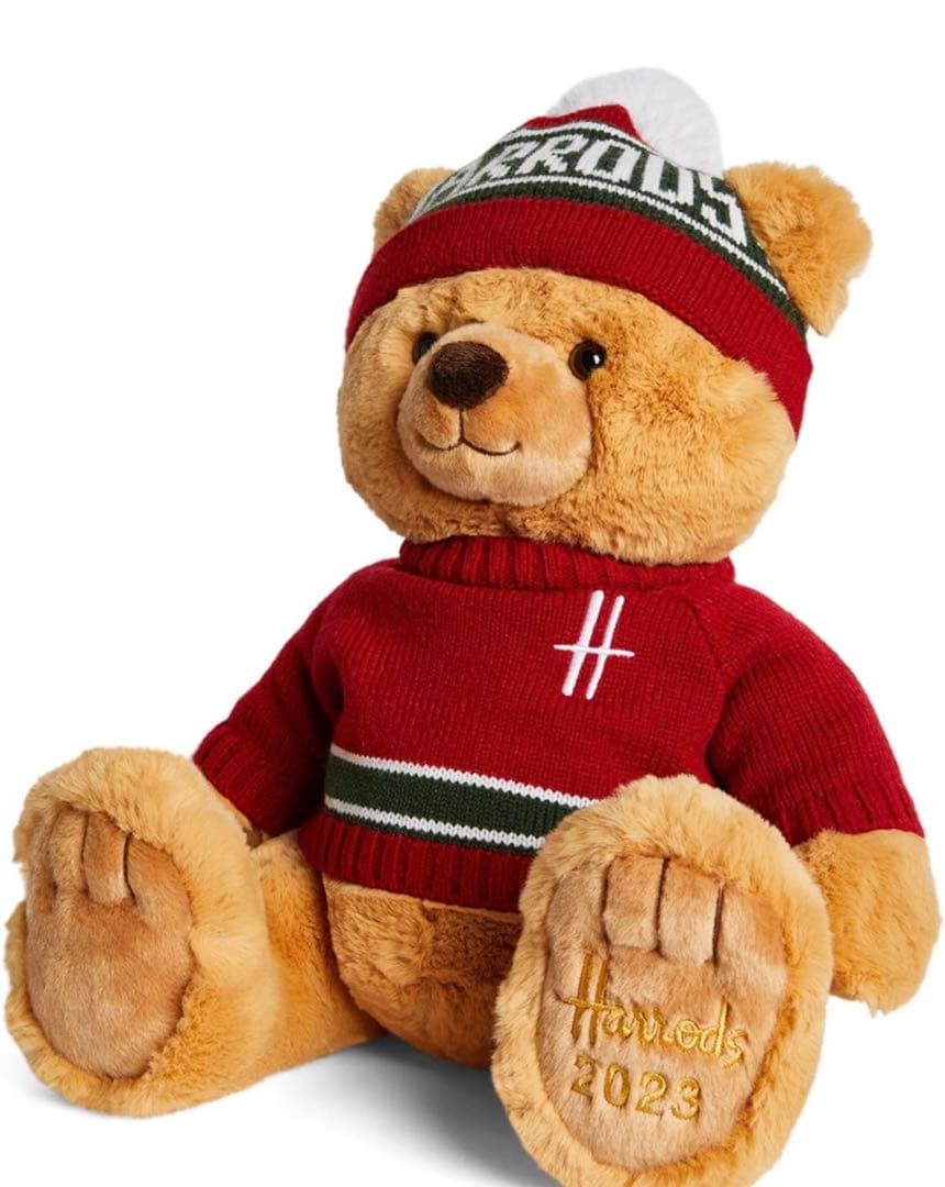 ハロッズ テディベア 2023年 クリスマスベア くまさん ぬいぐるみ