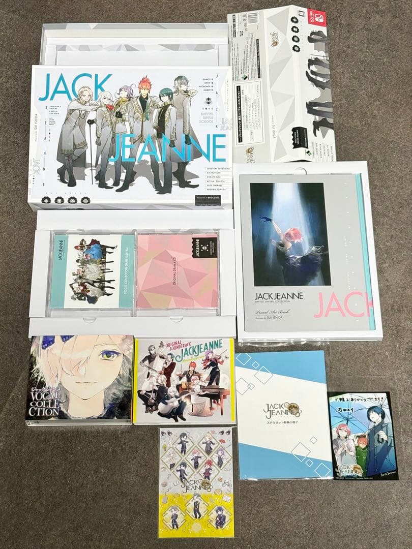 【ソフト・ノベル無し】ジャックジャンヌ 限定ユニヴェールコレクション+α纏め売り
