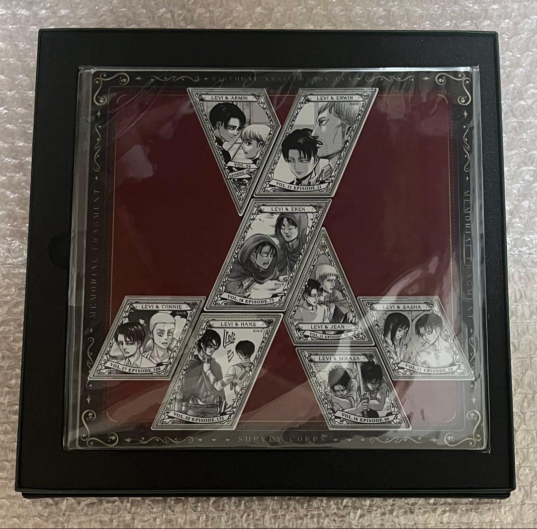 進撃の巨人リヴァイ アクリルキーホルダー TypeA 豪華仕様コンプリートBOX