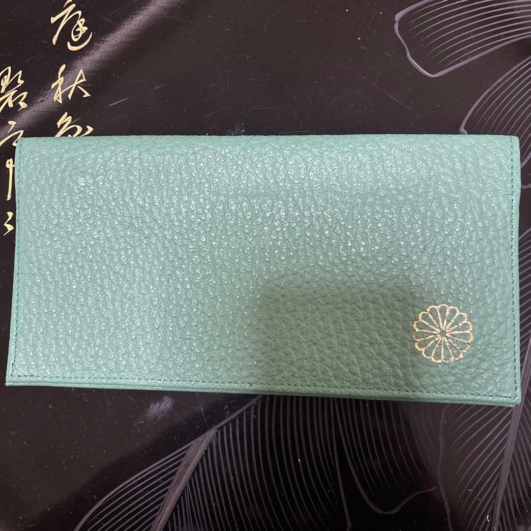 皇居長財布　グリーン