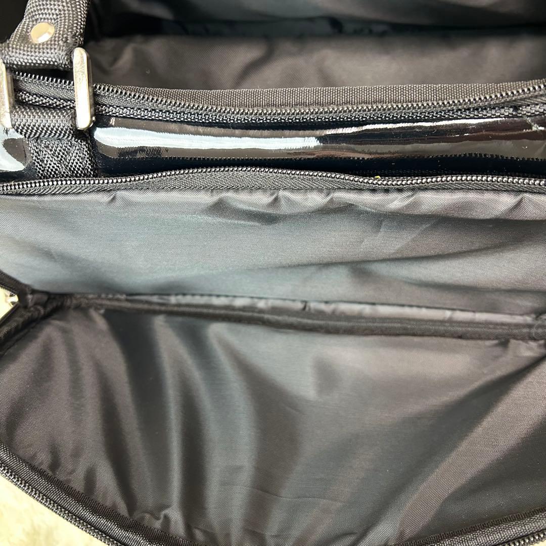 【美品】マンシングウェア　ゴルフ　エナメル　ボストンバッグ　2way