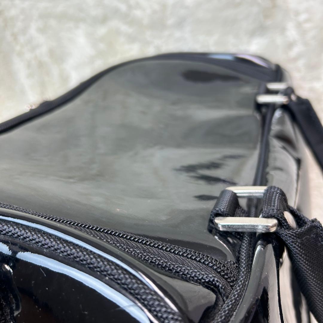 【美品】マンシングウェア　ゴルフ　エナメル　ボストンバッグ　2way