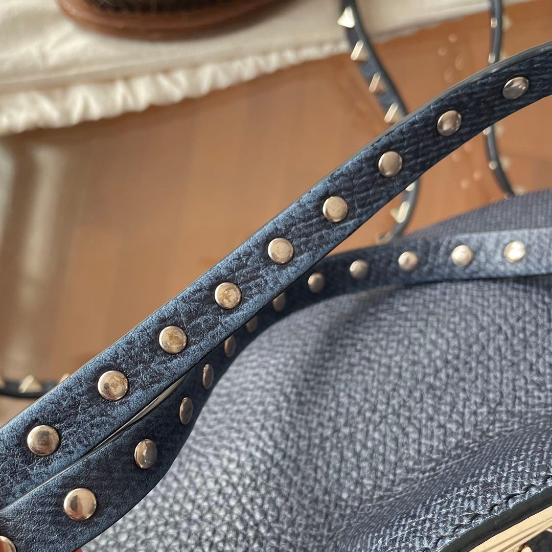 【美品】VALENTINO ヴァレンティノ ロックスタッズ 2WAY トート