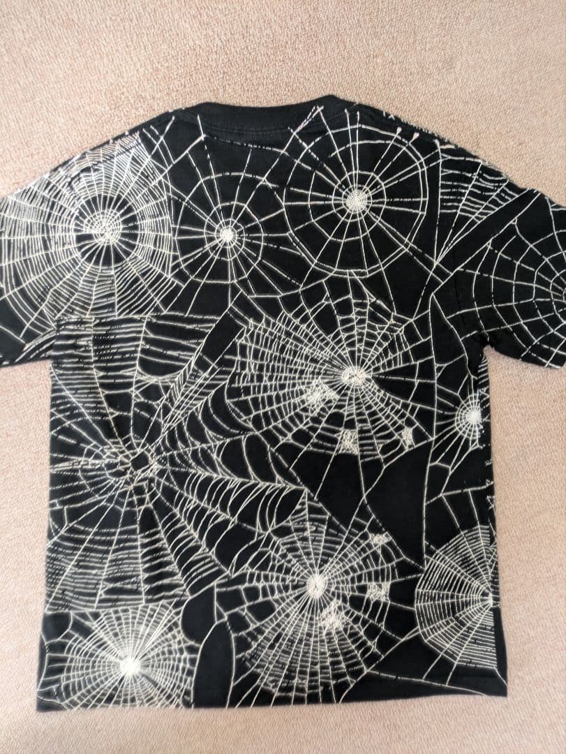 【超希少！】【極美品！】Vintageスパイダーウェブ蜘蛛の巣Tシャツ USA