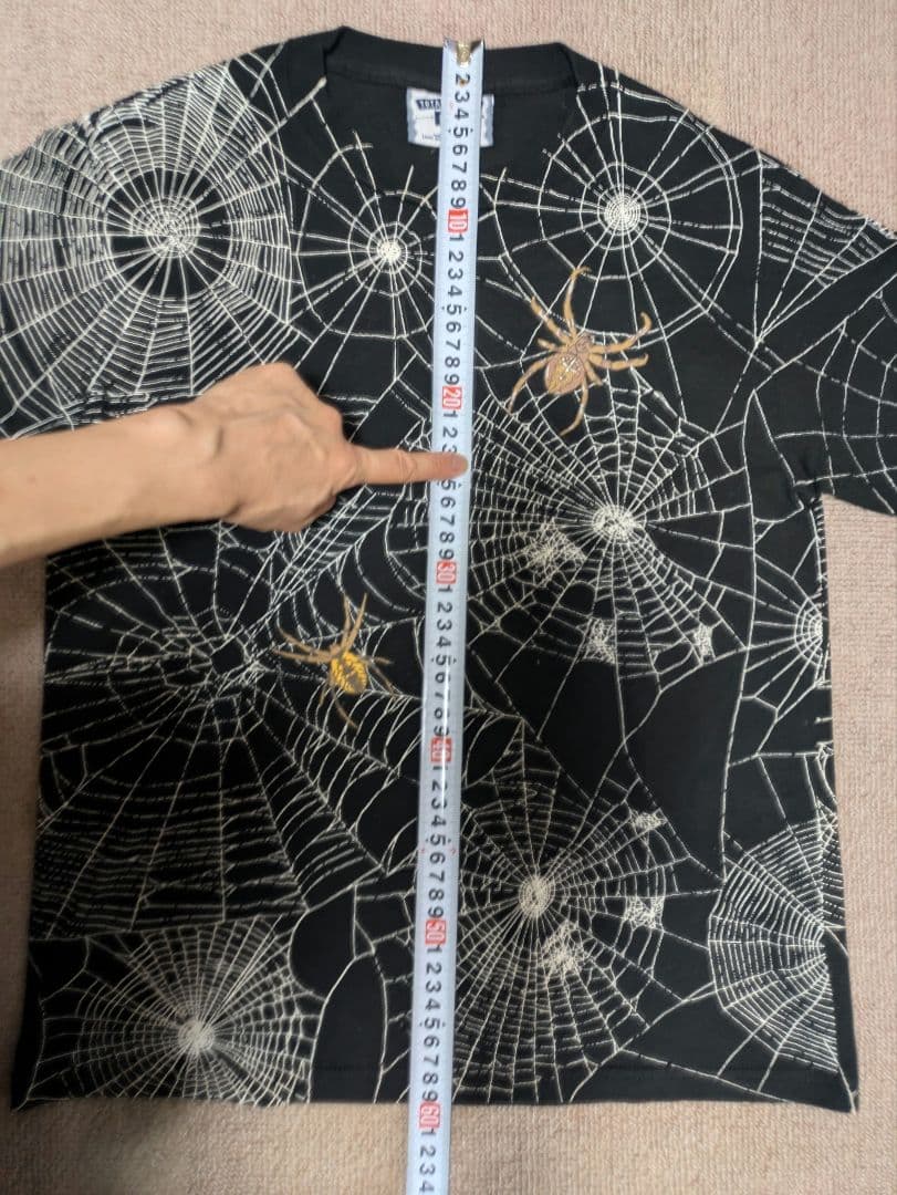 【超希少！】【極美品！】Vintageスパイダーウェブ蜘蛛の巣Tシャツ USA