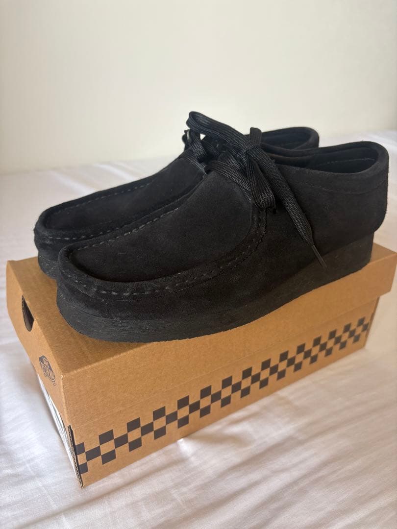 靴 Clarks Wallabee2 Black 25.5cm