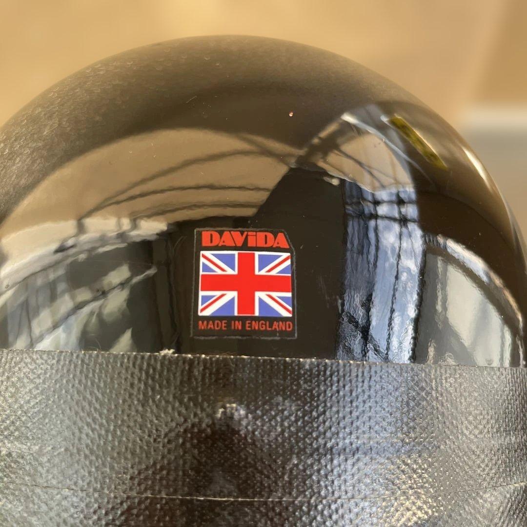 タビダ　DAVIDA 半帽ヘルメット 黒 ビンテージ