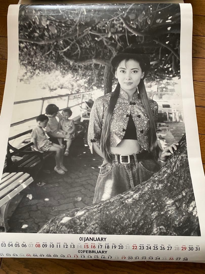 中山美穂 1993年〜2000年ポスターカレンダー　 ＊1996年はありません