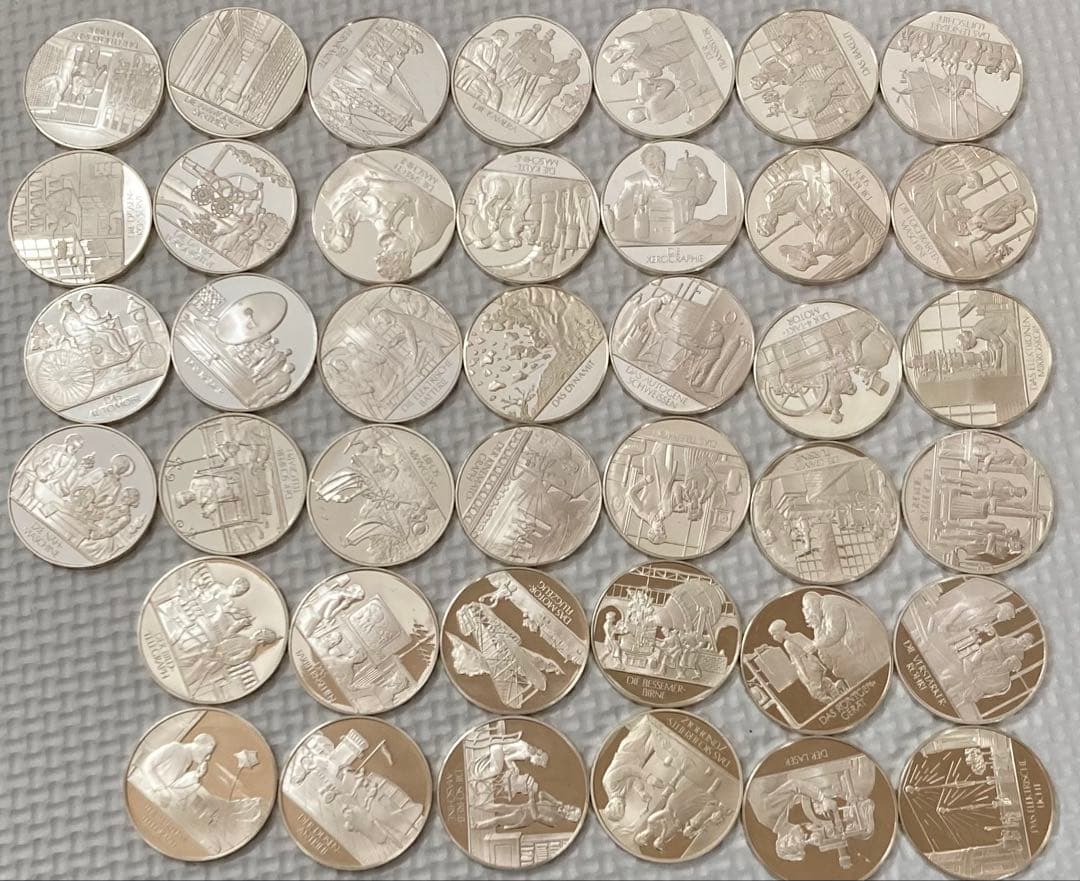 ドイツ造幣局製メダル スターリングシルバー 銀貨 40枚