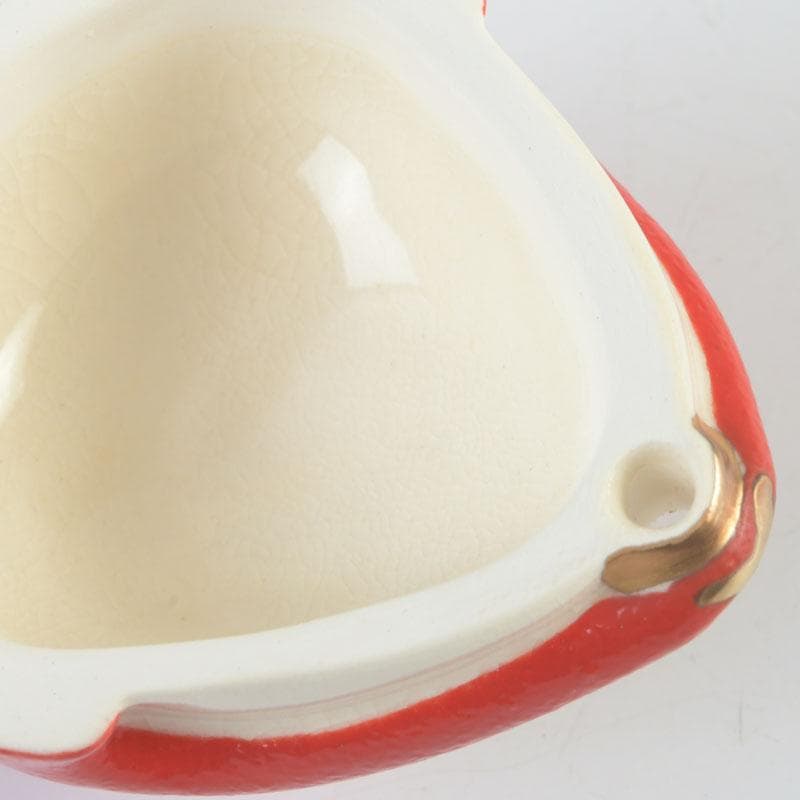 茶道具　萬古焼　加賀瑞山造　はじき猿　香合　共箱　V　9804