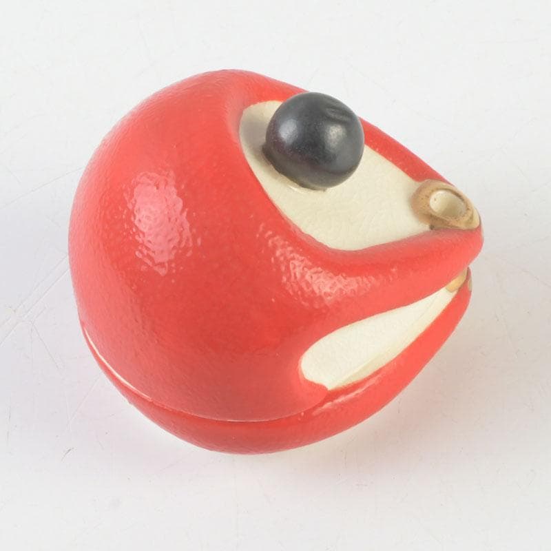 茶道具　萬古焼　加賀瑞山造　はじき猿　香合　共箱　V　9804