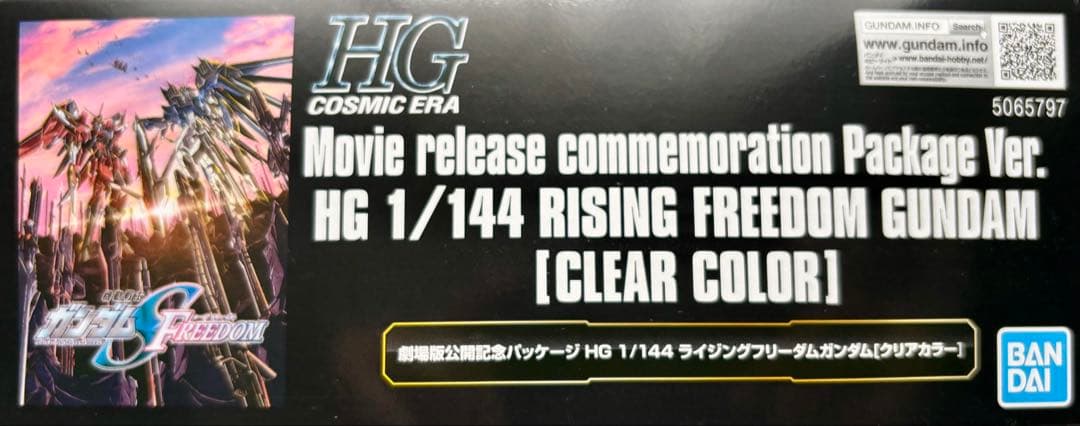 HGデスティニー【クリアカラー】＆ライジングフリーダム【クリアカラー】2体セット