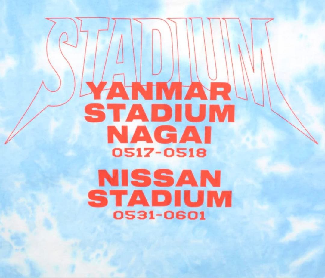 Official 髭男dism/STADIUM Tシャツ タイダイ 【Mサイズ】