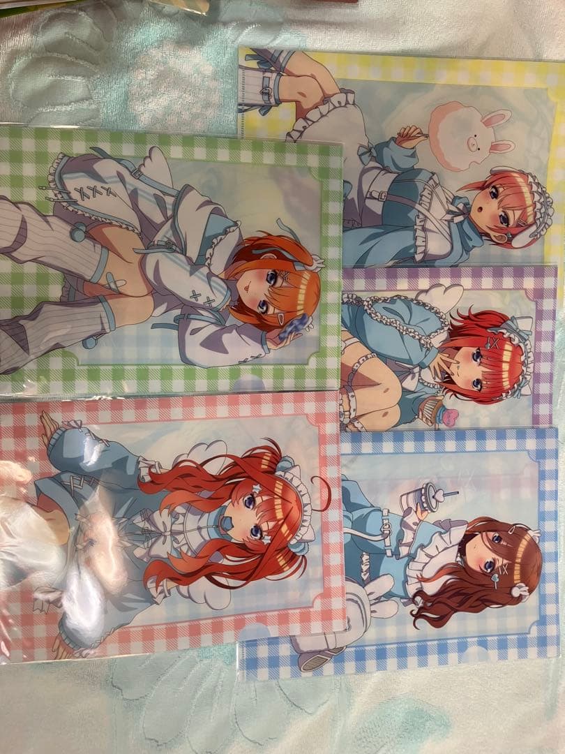 五等分の花嫁　クリアファイル　まとめ売り　44枚