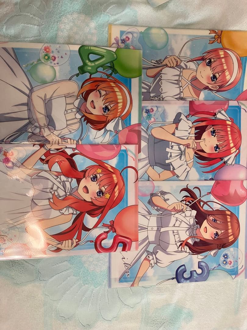 五等分の花嫁　クリアファイル　まとめ売り　44枚