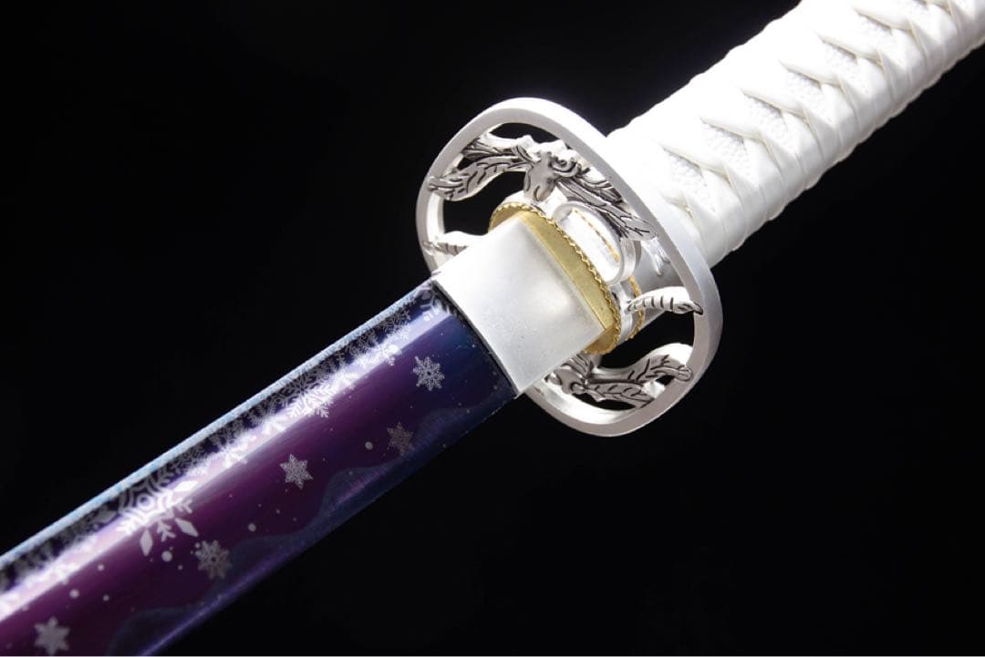 雪の華 刀装具 模擬刀 日本刀 模造刀 鑑賞用 武具