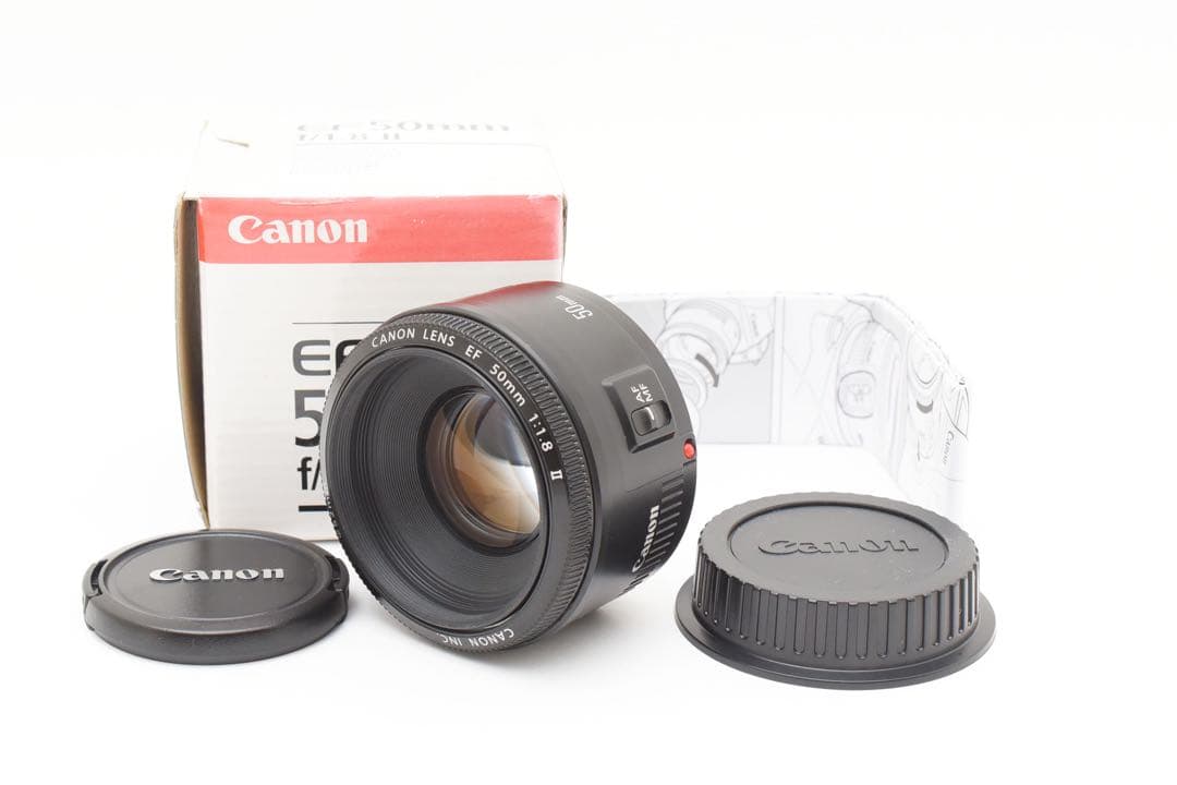 美品　CANON EF 50mm 1.8 II 単勝点レンズ