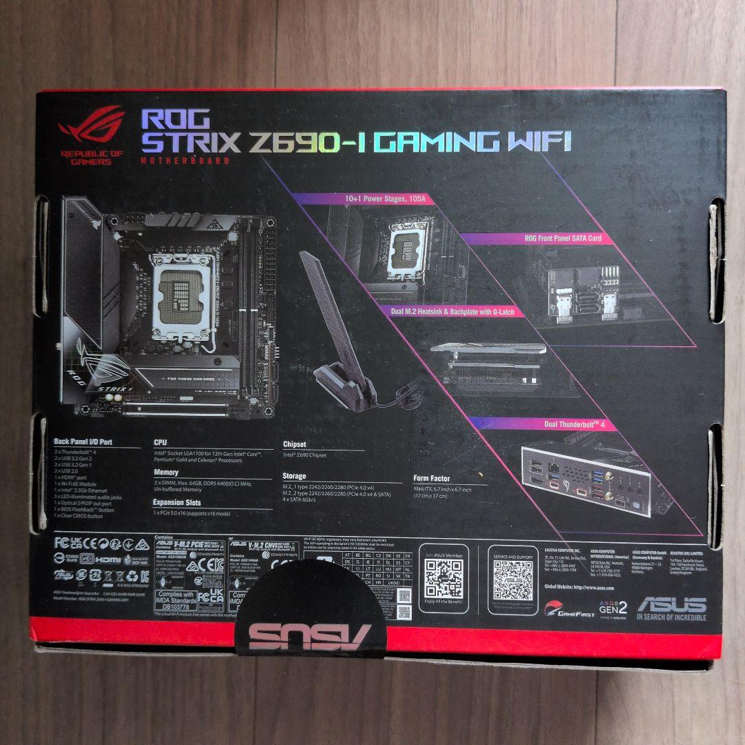 ROG STRIX Z690-I GAMING WiFi 本体