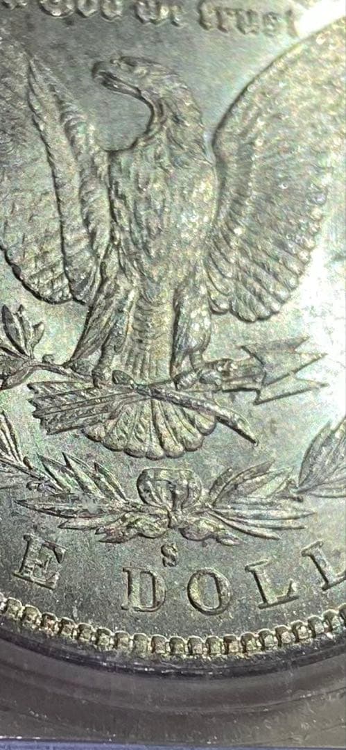 極上品★モルガンダラー 1ドル2枚セット〈Sミント〉＋表裏レインボートーン〉