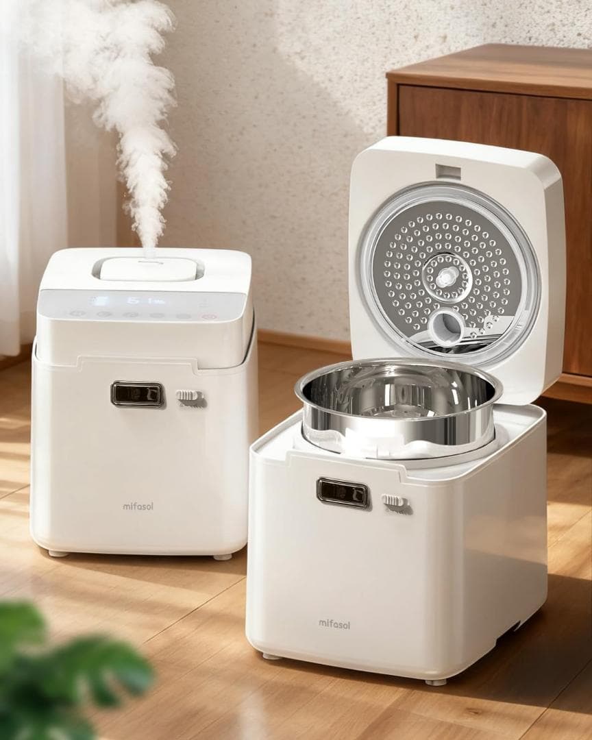 加湿器 スチーム式 加熱式 3.3L 大容量. 100℃高温除菌