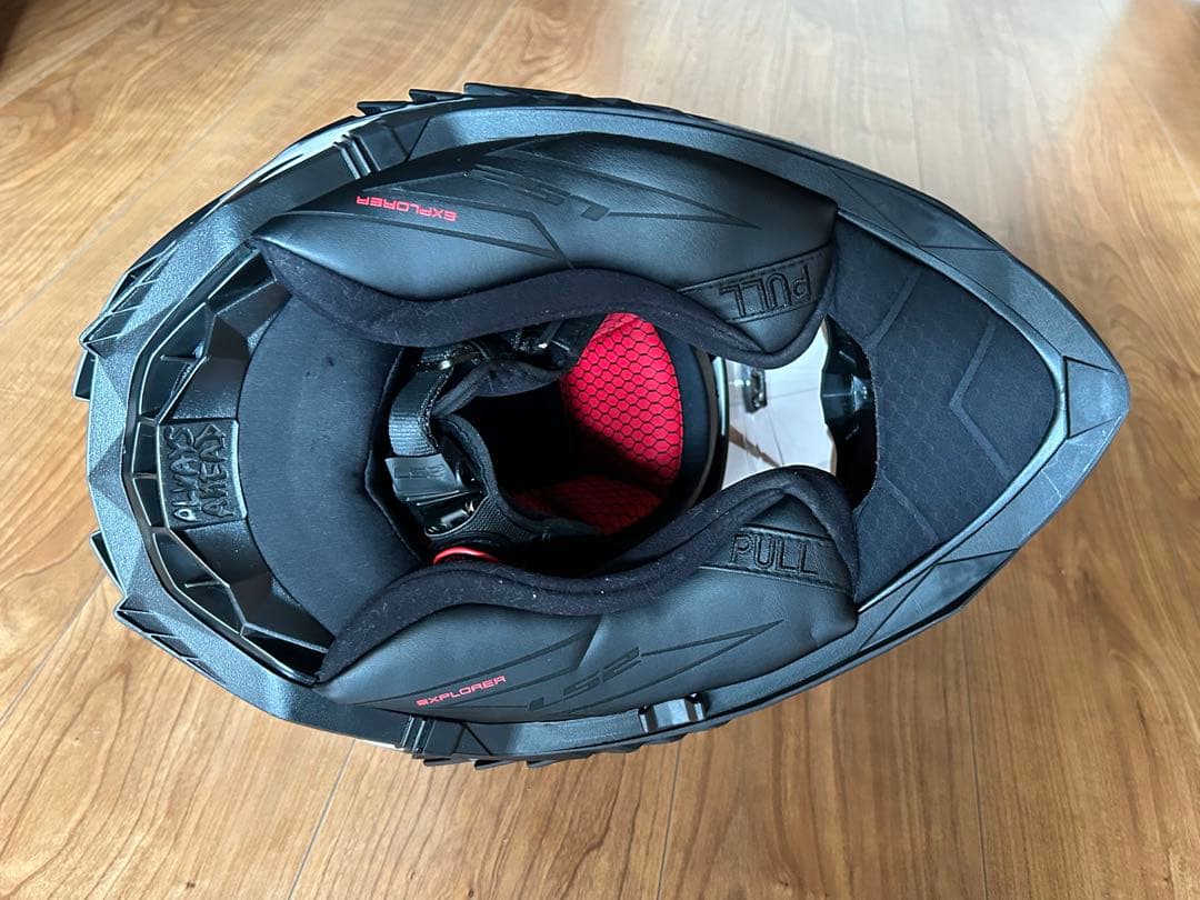 LS2 ヘルメット インナーバイザー付き Mサイズ MX701(2022モデル)