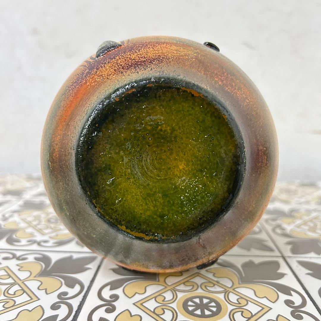 ドームナンシー 筒型　花瓶　高さ18cm 被せガラス　アンテルカレール　幹立体