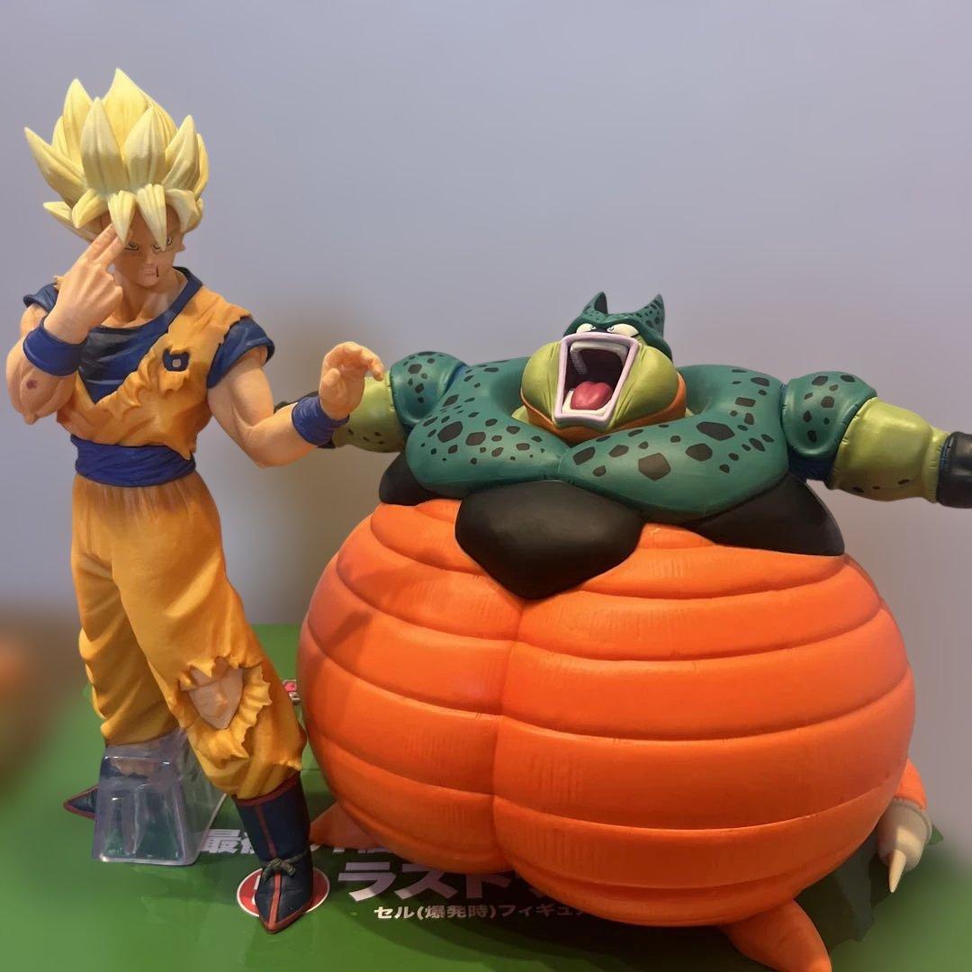 ドラゴンボールZ 一番くじ　セル（爆発時）ラストワン　超サイヤ人孫悟空 C賞