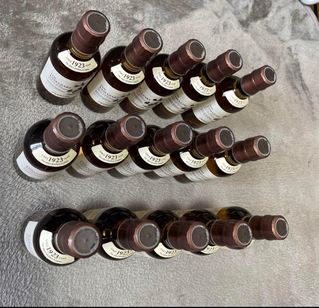 山崎 シングルモルトウイスキー 180ml 15本セット