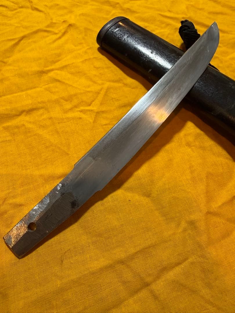 揃金具短刀拵　残欠ナイフツナギ付　合法サイズ