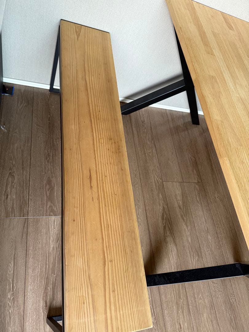 【定価57500円/35000円/脚2】KANADEMONO ダイニングテーブル