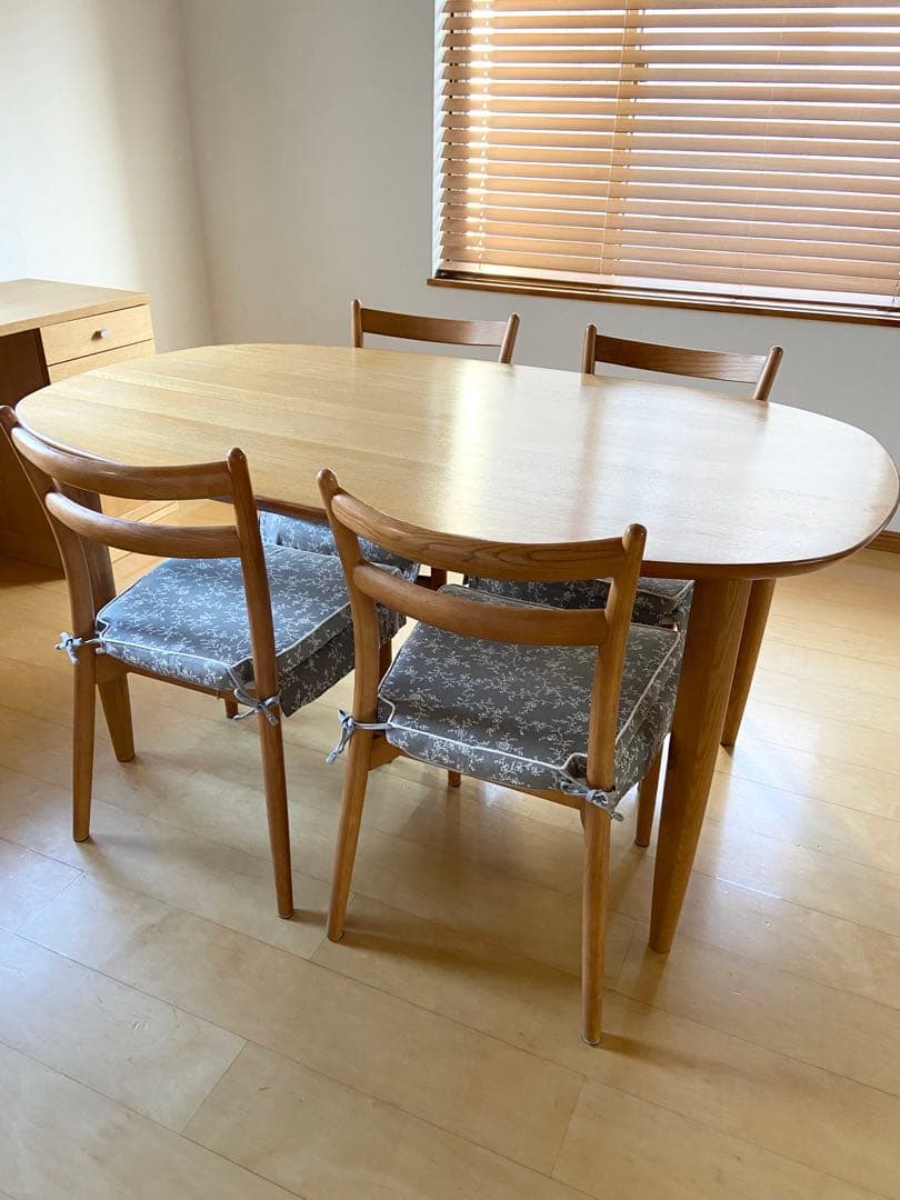 日進木工 nissin オーバル ダイニングテーブル【テーブルのみ】