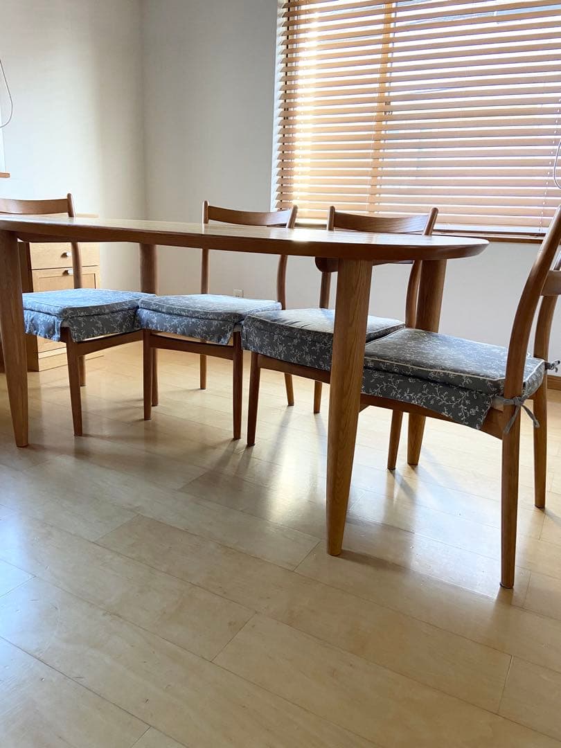 日進木工 nissin オーバル ダイニングテーブル【テーブルのみ】