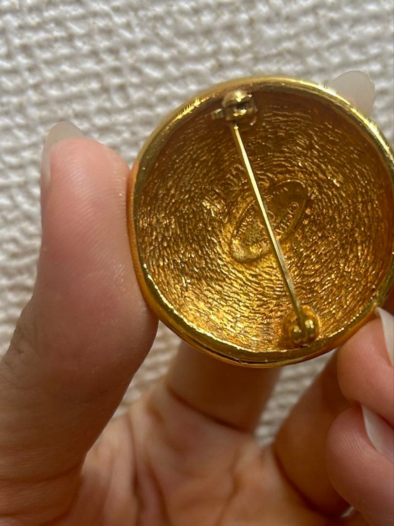 【最終値下げ】CHANEL ヴィンテージ ゴールド CCロゴ ブローチ