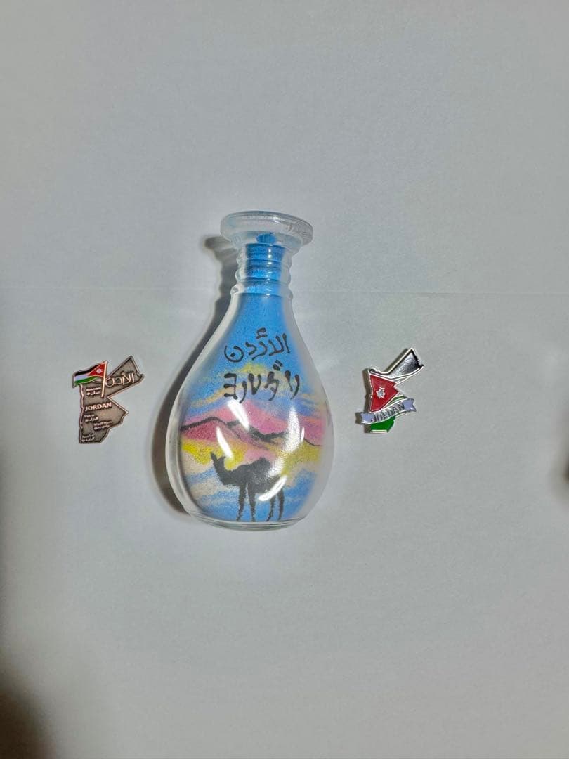 EXPO 2025 砂のアート 置物 万博 ヨルダン館サンドアート