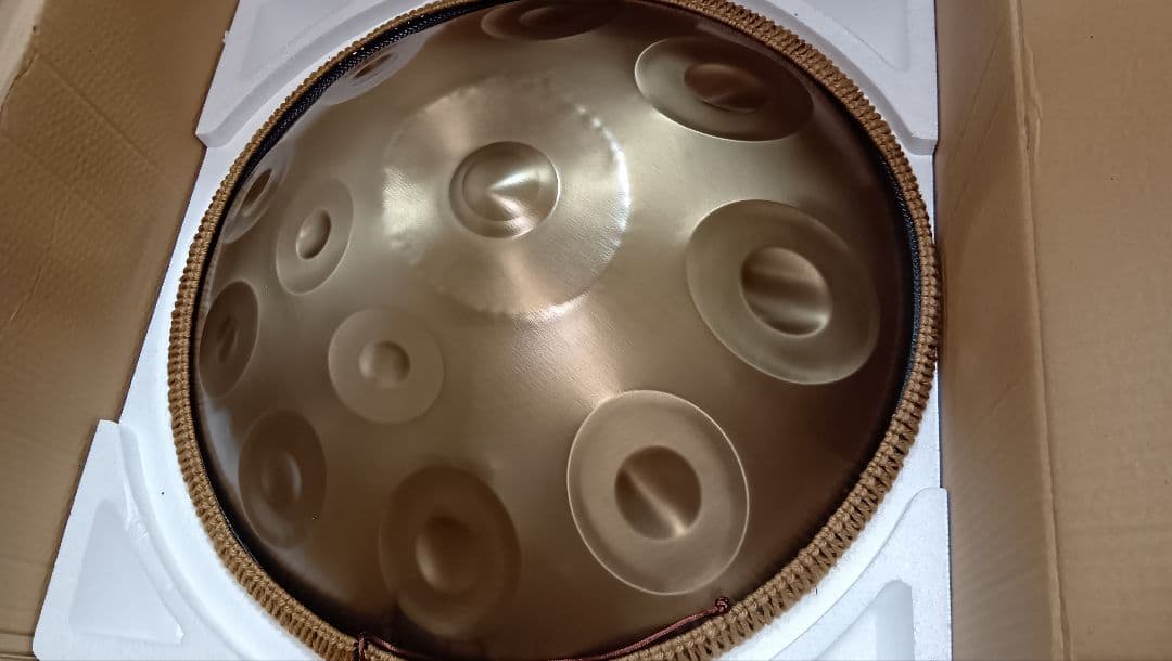 新品 22インチ 12音 ハンドパン 432hz スチールタングドラム 打楽器