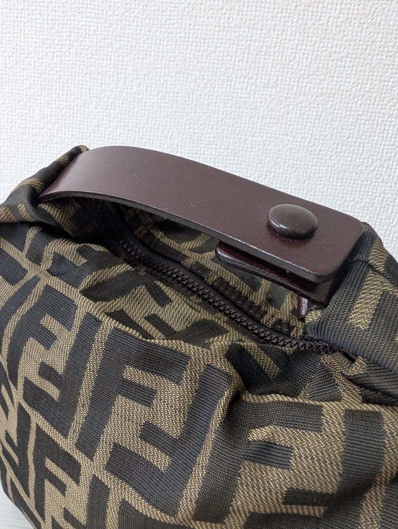 【美品】FENDI フェンディ バニティ ハンドバッグ ズッカ柄 キャンバス