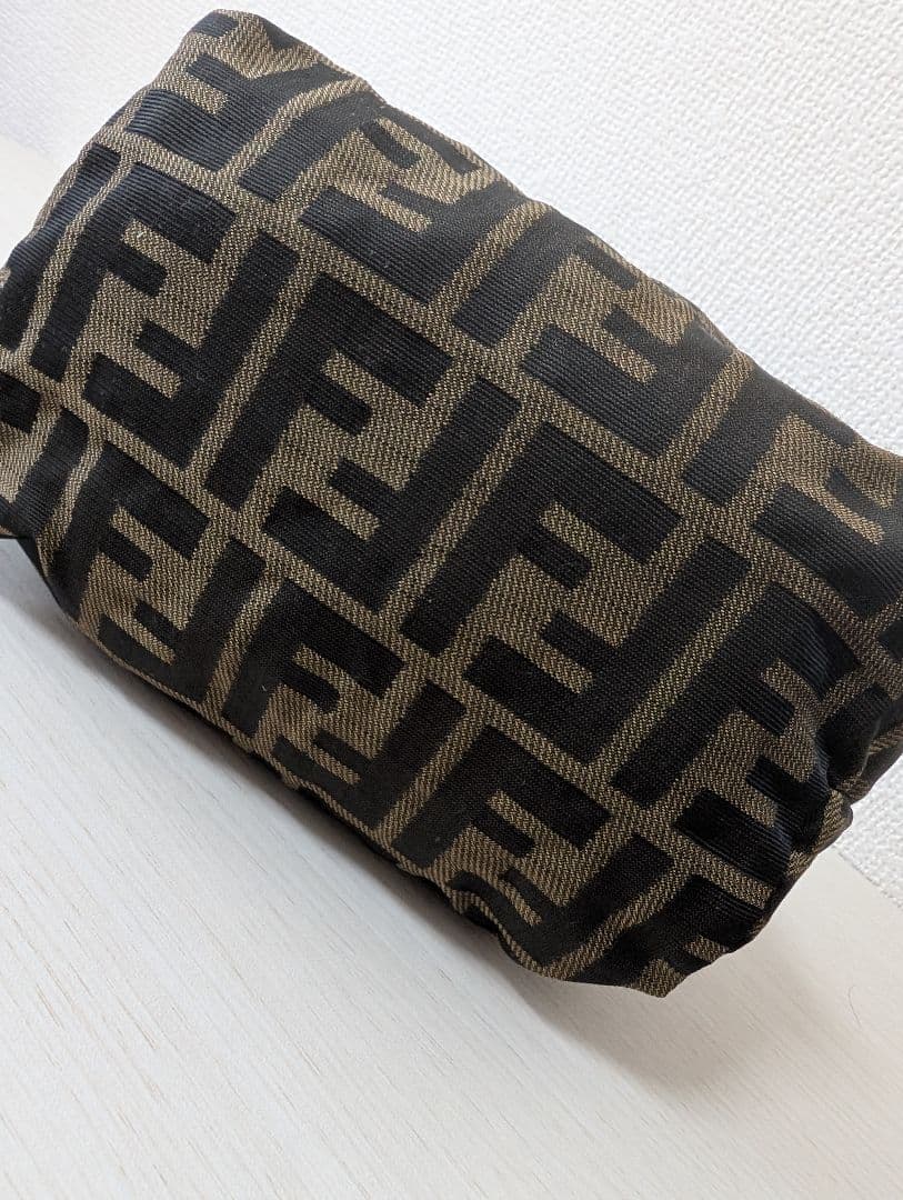 【美品】FENDI フェンディ バニティ ハンドバッグ ズッカ柄 キャンバス
