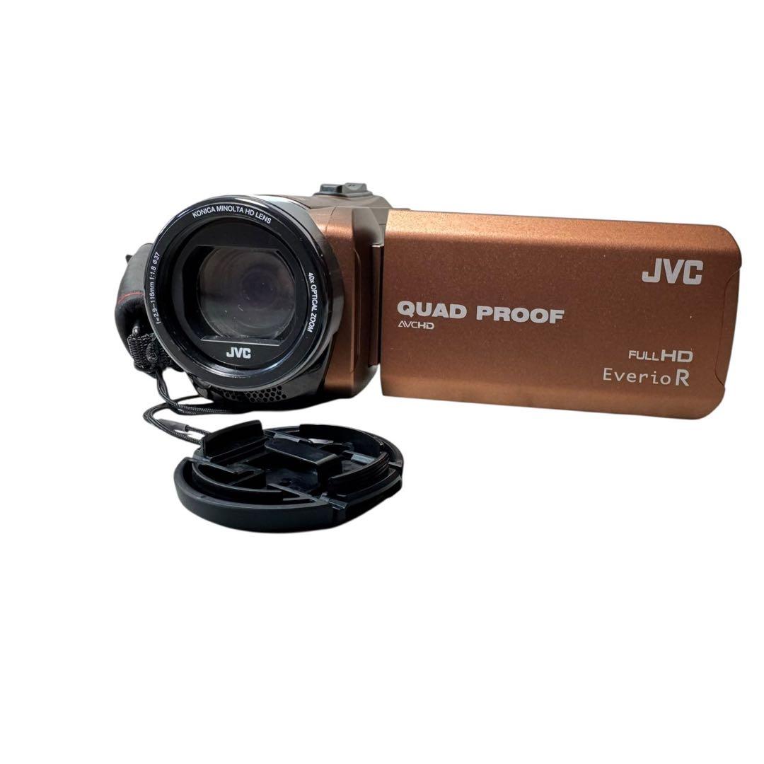 JVC ビデオカメラ Everio R ライトブラウン GZ-R400-T