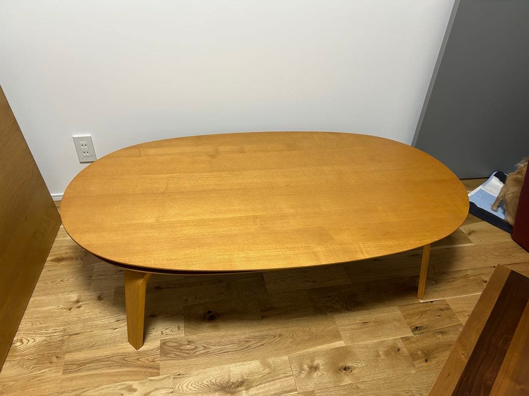 ⭐︎送料込み！無印良品　木製 楕円形 こたつ