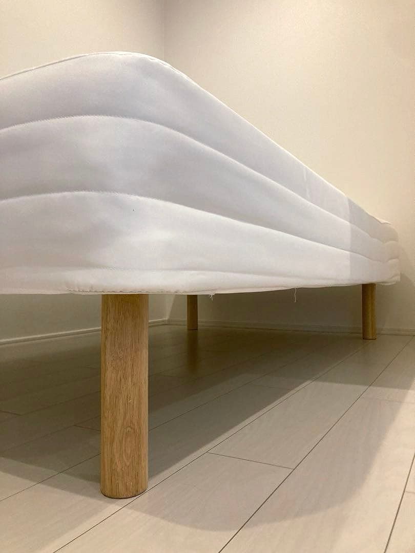 無印良品 セミダブル 脚付きマットレス ポケットコイル 美品 送料込