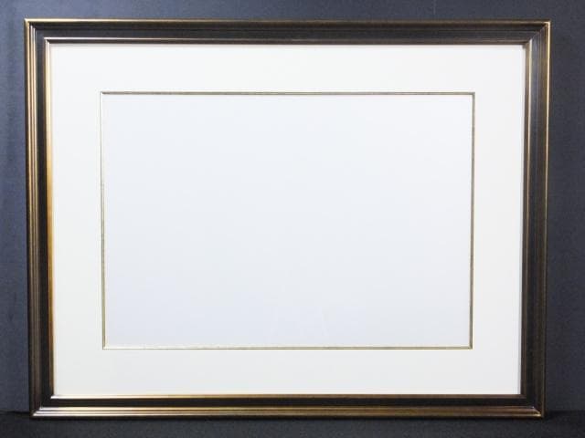 モールディング 　大全紙　水彩/版画用額縁『布張りタトウ箱　黄袋付』0109J