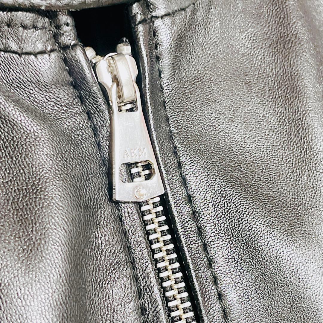 AKM Contemporary シープレザー ブルゾン XL